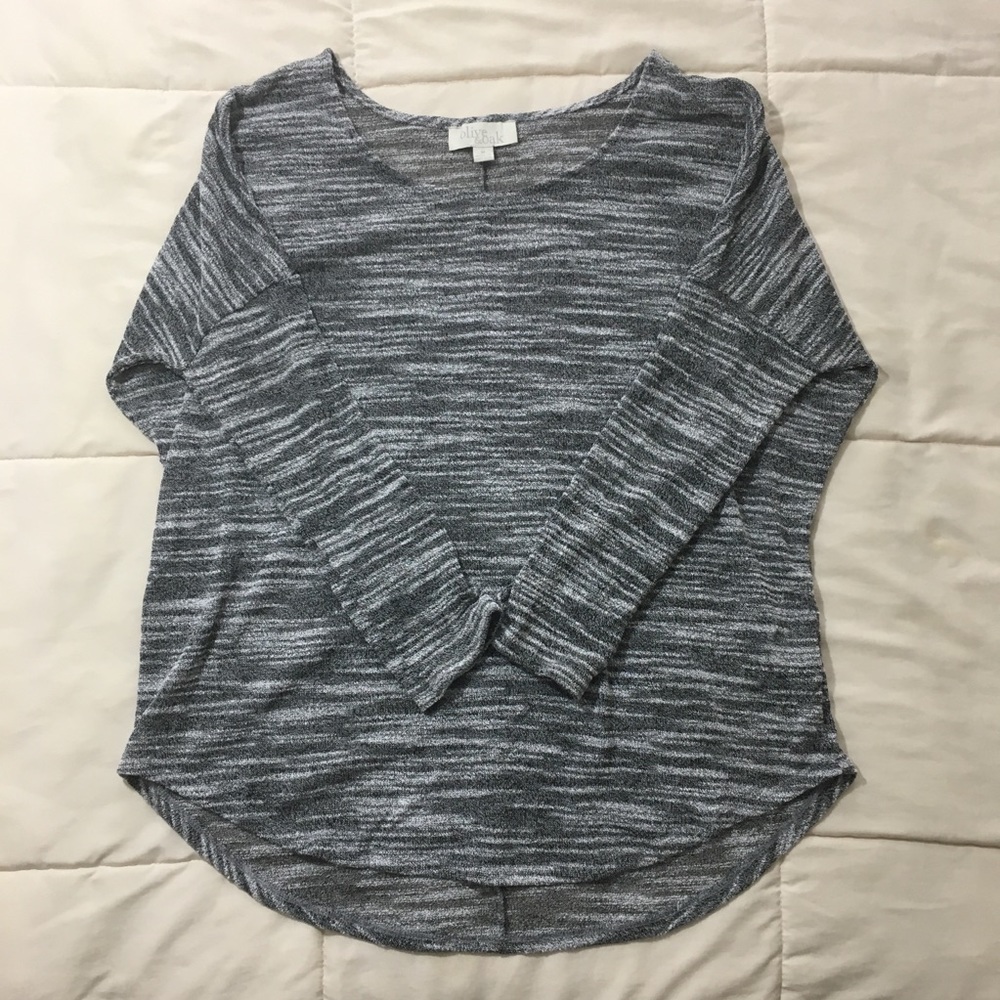 Olive and Oak Sheer Top